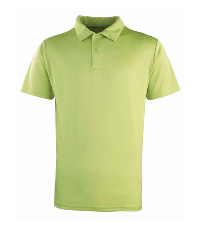 Premier Coolchecker® Stud Piqué Polo Shirt - Lime Green