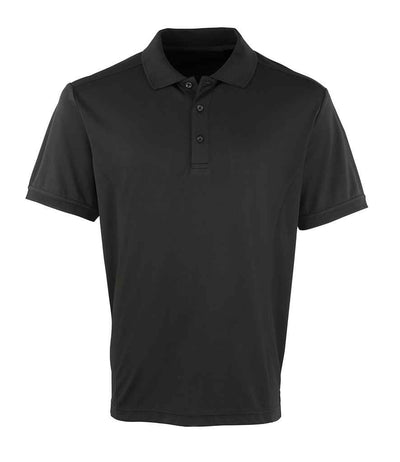 Premier Coolchecker® Piqué Polo Shirt - Black