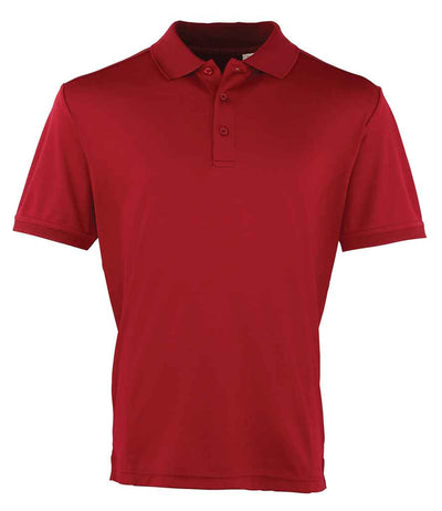 Premier Coolchecker® Piqué Polo Shirt - Burgundy