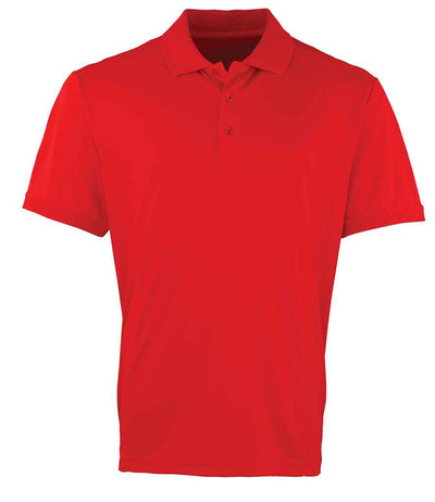 Premier Coolchecker® Piqué Polo Shirt - Red
