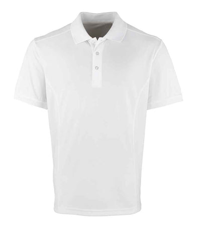 Premier Coolchecker® Piqué Polo Shirt - White