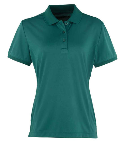 Premier Ladies Coolchecker® Piqué Polo Shirt - Bottle Green