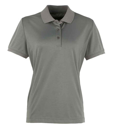Premier Ladies Coolchecker® Piqué Polo Shirt - Dark Grey