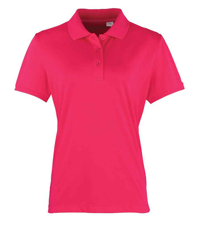 Premier Ladies Coolchecker® Piqué Polo Shirt - Hot Pink