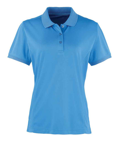 Premier Ladies Coolchecker® Piqué Polo Shirt - Sapphire Blue