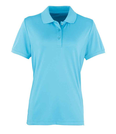 Premier Ladies Coolchecker® Piqué Polo Shirt - Turquoise Blue