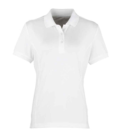 Premier Ladies Coolchecker® Piqué Polo Shirt - White