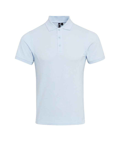 Premier Coolchecker® Plus Piqué Polo Shirt - Light Blue