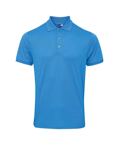 Premier Coolchecker® Plus Piqué Polo Shirt - Turquoise Blue