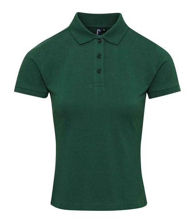 Premier Ladies Coolchecker® Plus Piqué Polo Shirt - Bottle Green