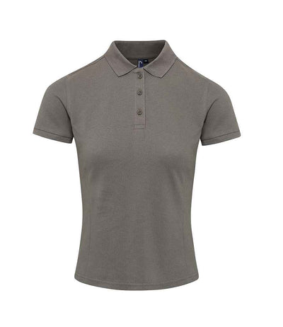 Premier Ladies Coolchecker® Plus Piqué Polo Shirt - Dark Grey