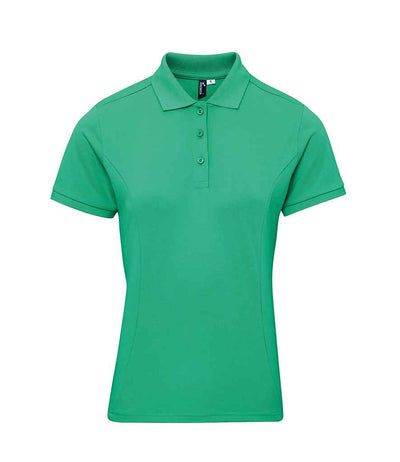 Premier Ladies Coolchecker® Plus Piqué Polo Shirt - Kelly Green