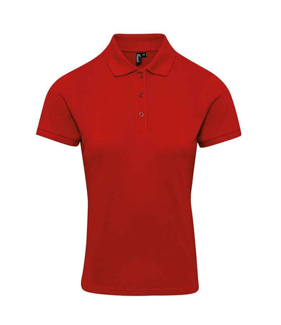 Premier Ladies Coolchecker® Plus Piqué Polo Shirt - Red
