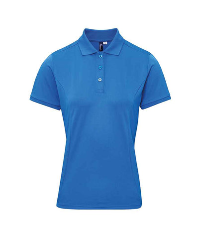 Premier Ladies Coolchecker® Plus Piqué Polo Shirt - Sapphire Blue