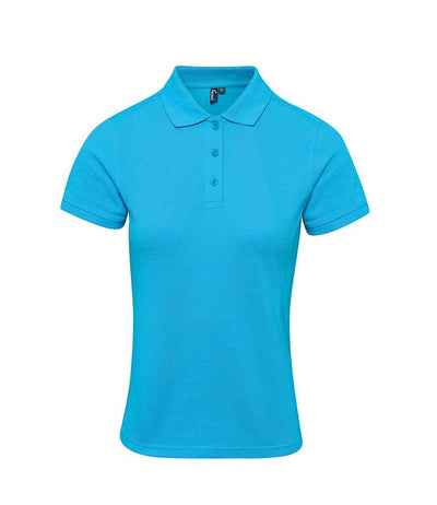 Premier Ladies Coolchecker® Plus Piqué Polo Shirt - Turquoise Blue