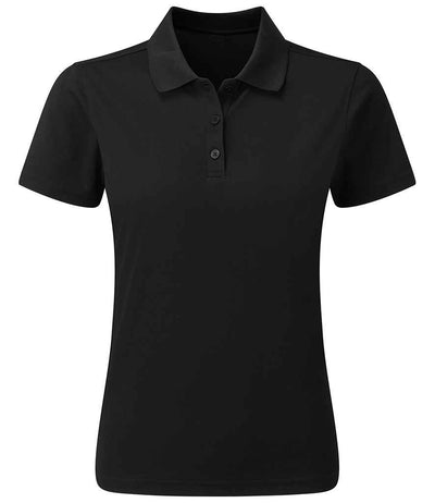 Premier Ladies Spun Dyed Recycled Polo Shirt - Black