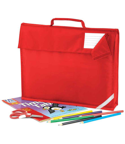 Quadra Junior Book Bag - Bright Red
