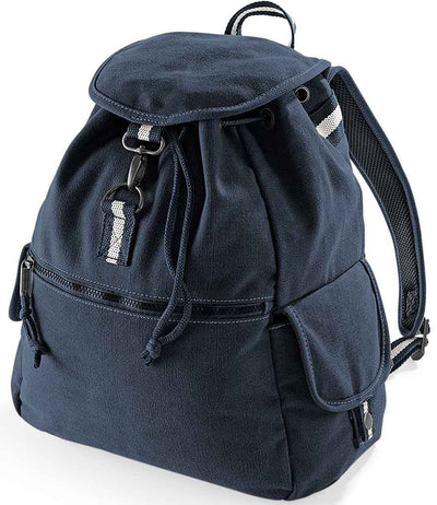 Quadra Vintage Canvas Backpack - Vintage Oxford Navy