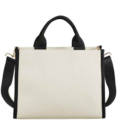 Quadra Puerto Medium Tote Bag - Natural/Black