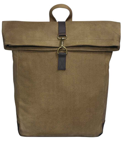 Quadra Heritage Waxed Canvas Backpack - Desert Sand
