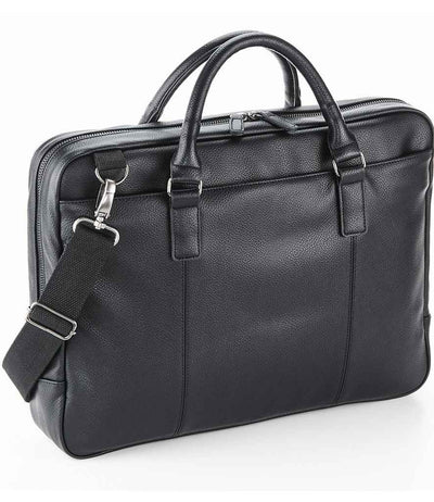 Quadra NuHide® Slimline Laptop Briefcase - Black