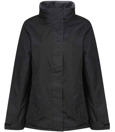 Regatta Ladies Beauford Waterproof Insulated Jacket - Black/Seal Grey