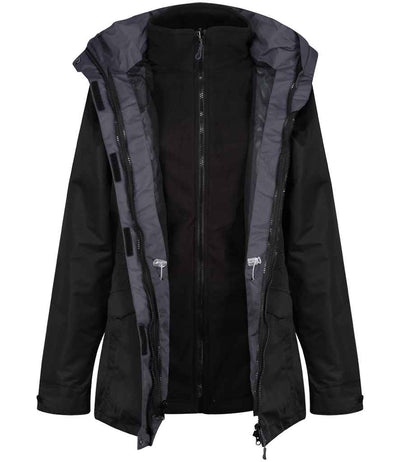 Regatta Ladies Benson III 3-in-1 Breathable Jacket - Black/Black
