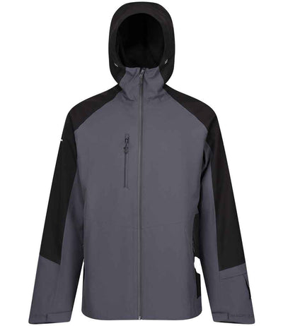 Regatta X-Pro Beacon Brite Light Waterproof Shell Jacket - Seal Grey/Black