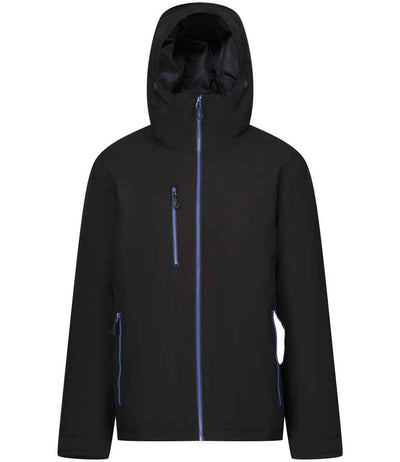 Regatta Navigate Waterproof Insulated Jacket - Black/New Royal Blue