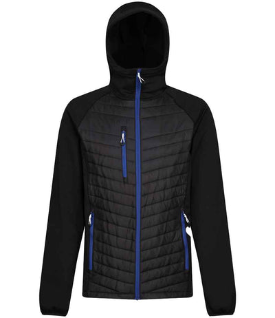 Regatta Navigate Hybrid Jacket - Black/New Royal Blue
