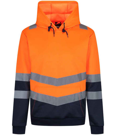 Regatta High Visibility Pro Overhead Hoodie - Orange/Navy