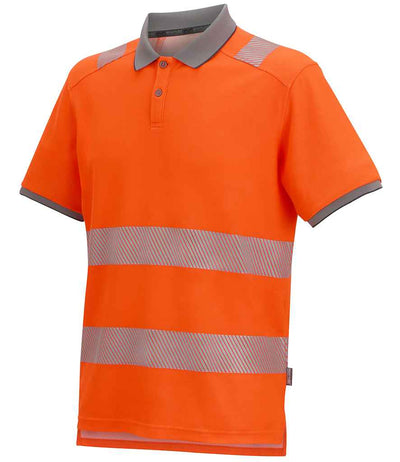 Regatta High Visibility Pro Comfort Polo Shirt - Black/Orange