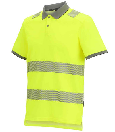 Regatta High Visibility Pro Comfort Polo Shirt - Black/Yellow