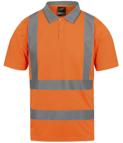 Regatta High Visibility Pro Contract Polo Shirt - Orange