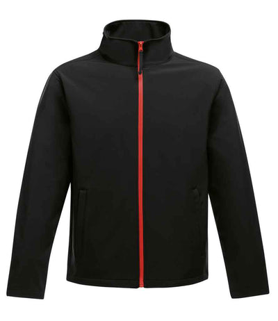 Regatta Ablaze Printable Soft Shell Jacket - Black/Classic Red