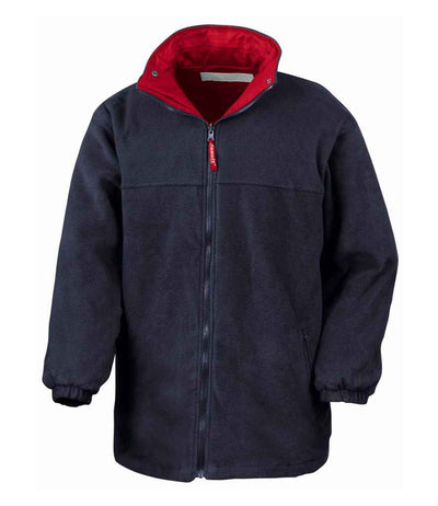 Result Fleece Lined StormDri 4000 Waterproof Jacket - Red/Navy