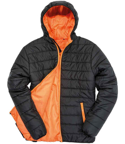 Result Core Soft Padded Jacket - Black/Orange