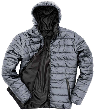 Result Core Soft Padded Jacket - Frost Grey/Black