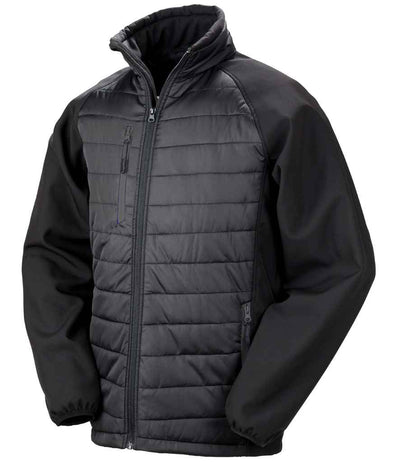 Result Recycled Compass Padded Jacket - Black/Black