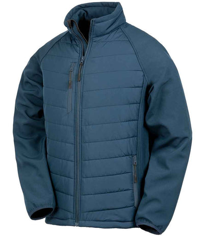 Result Recycled Compass Padded Jacket - Navy/Navy