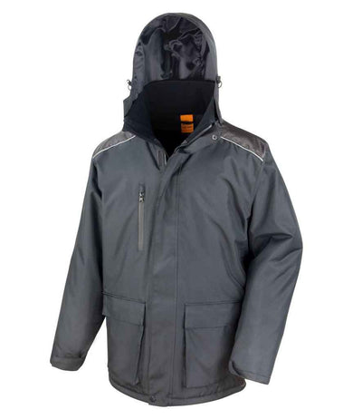 Result Work-Guard Vostex Long Coat - Black