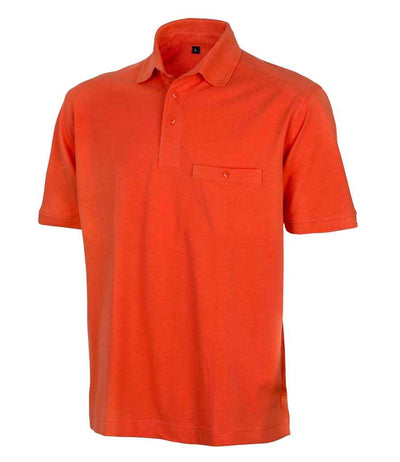 Result Work-Guard Apex Pocket Piqué Polo Shirt - Orange