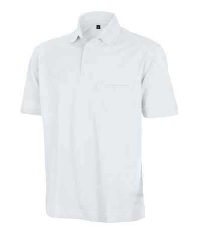 Result Work-Guard Apex Pocket Piqué Polo Shirt - White