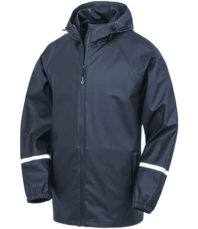 Result Recycled Prism PU Waterproof Jacket - Navy