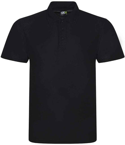Pro RTX Pro Polyester Polo Shirt - Black