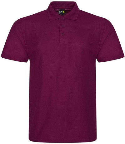 Pro RTX Pro Polyester Polo Shirt - Burgundy