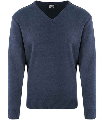 Pro RTX Pro Acrylic V Neck Sweater - Navy