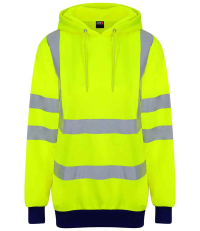 Pro RTX High Visibility Two Tone Hoodie - Yellow/Navy