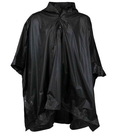 Splashmacs Rain Poncho - Black