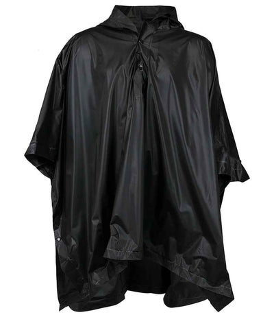 Splashmacs Kids Rain Poncho - Black